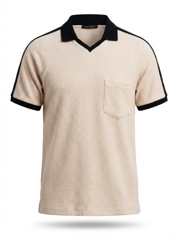 Francis Mantini Sport Line Polo Shirt Cream
